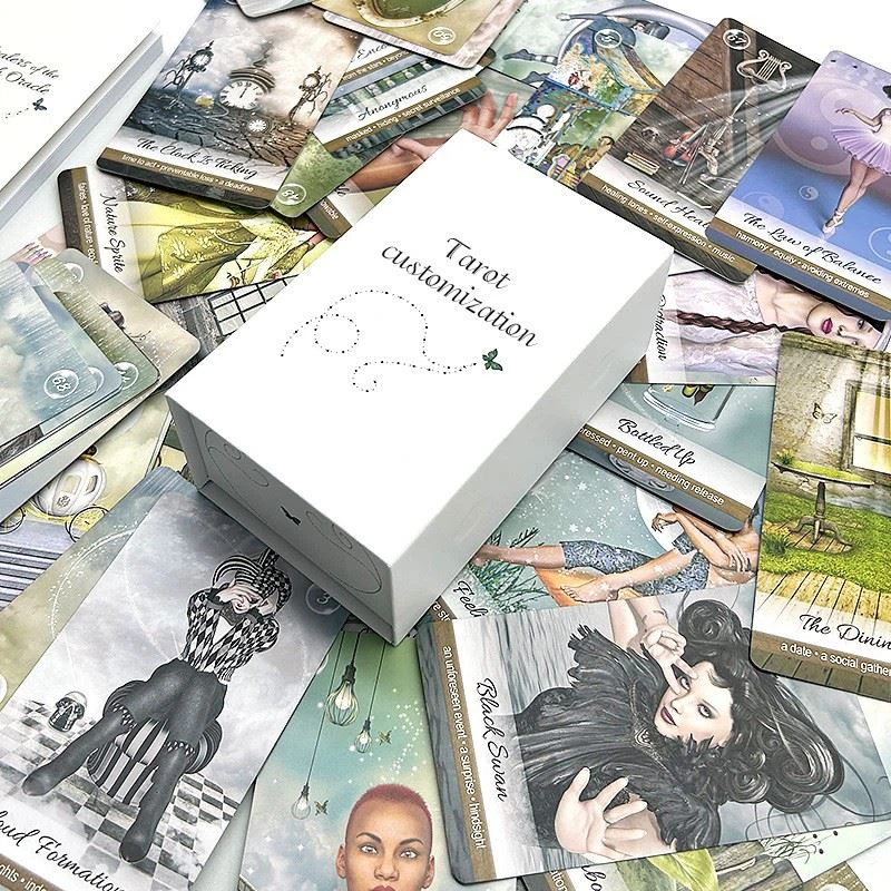 A Full Set Of Hot Silver Tarot Cards