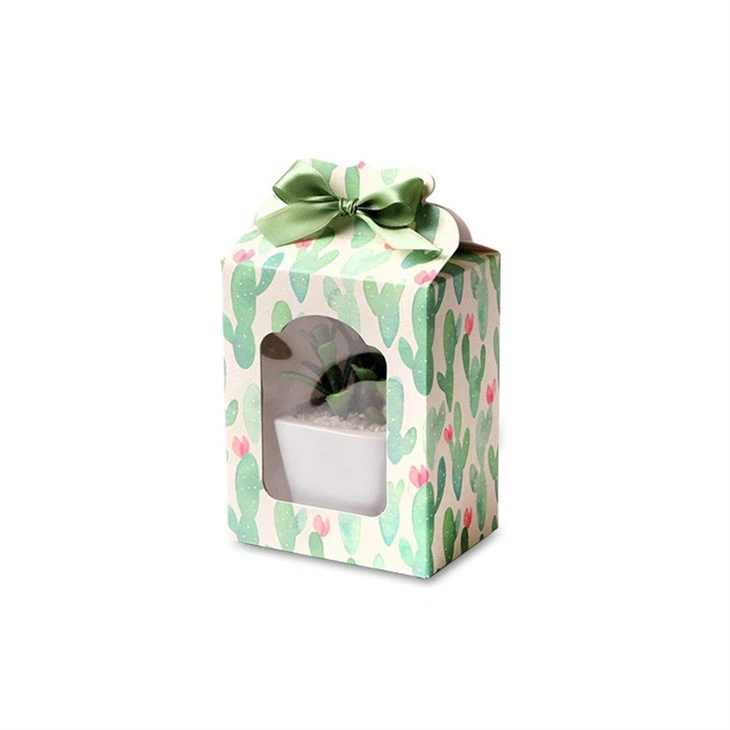 Folding Paper Windowed Visible Toy Packaging Gift Box