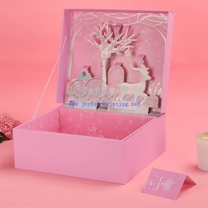 Rainbow Paradise Children's Cartoon Three-dimensional Gift Box