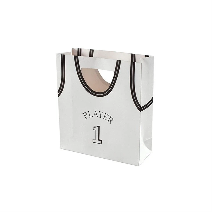 Simple Cartoon Black And White Jersey Tote Bag